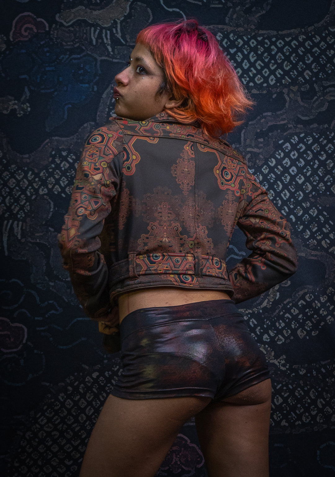Mini Perfecto Jacket Woman / Neoprene Latte - DEMETRIO